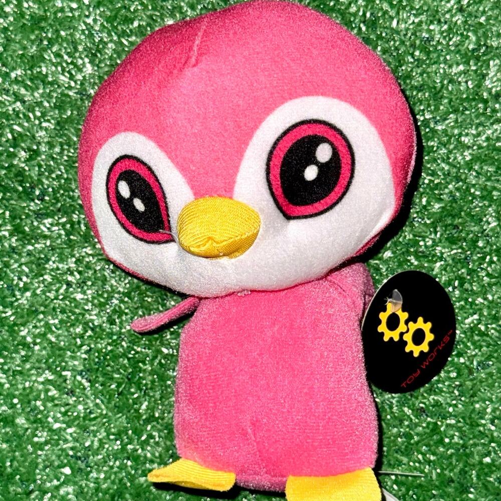 The Toy Factory Pink Penguin Plush New With Tag